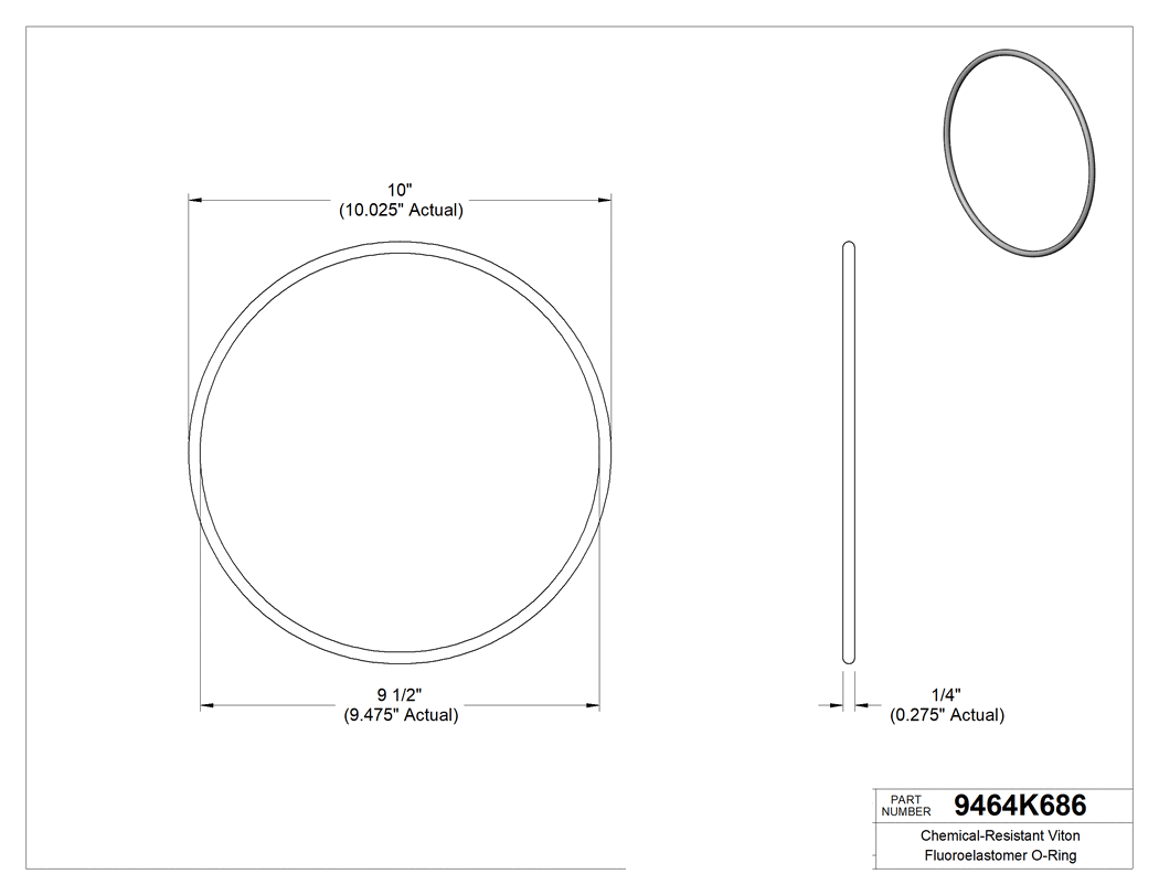 Technical drawing - 9464K686